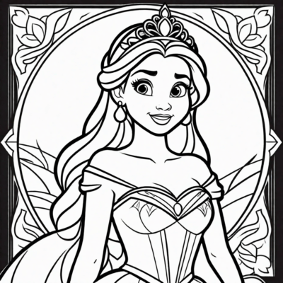 Disney Princess Coloring Pages