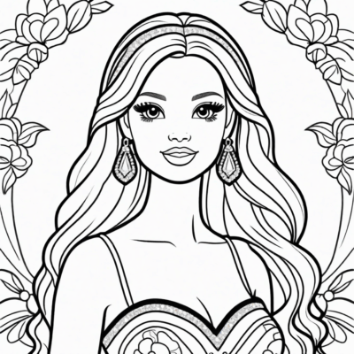 Barbie Doll Coloring Book