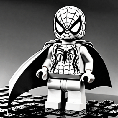 Brick Spider-Hero Coloring Adventure
