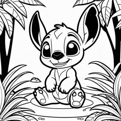 Lilo and Stitch Printable Coloring Pages