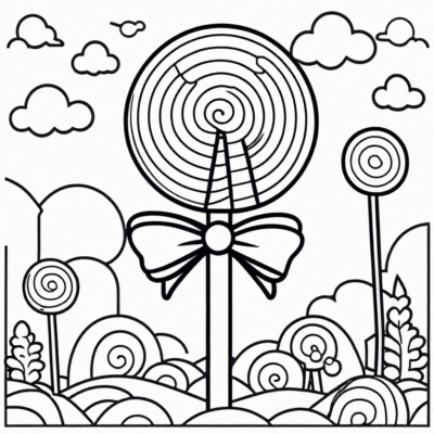 Lollipop Coloring Book