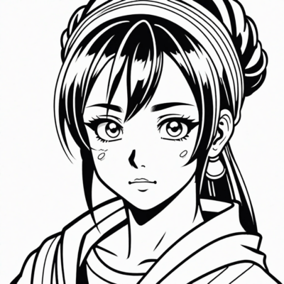 Kawaii Manga Kids Coloring Adventure