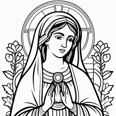 Mary Coloring Book