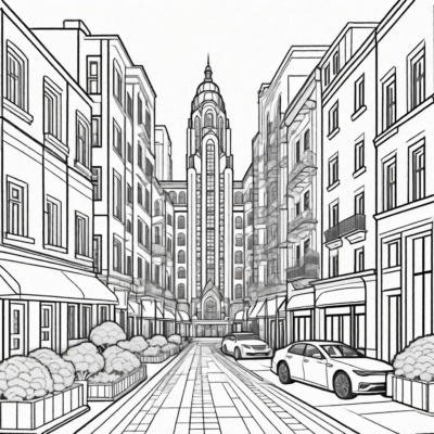 City Coloring Book