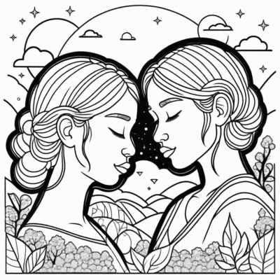 Between Us and the Elements Coloring Book