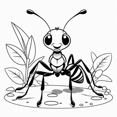 Ant Coloring Book