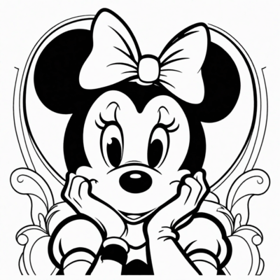 Minnie Mouse Coloring Pages to Print