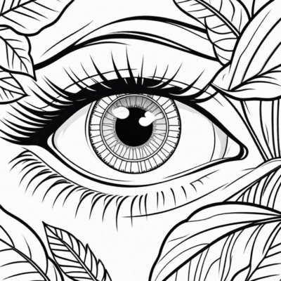 Eye Coloring Book