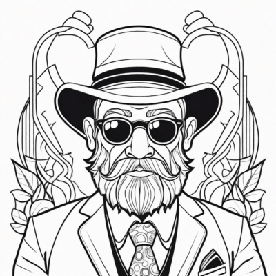 Mr. Kleks Coloring Book