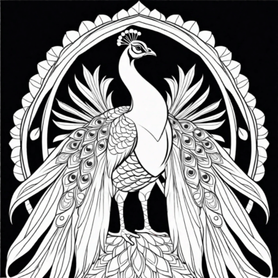 Peafowl Coloring Pages