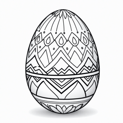 Easter Egg Coloring Pages to Print
