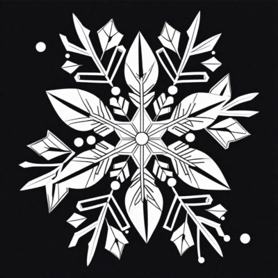 Snowflake Coloring Book