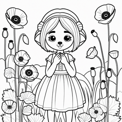 Poppy Huggy Wuggy Coloring Book