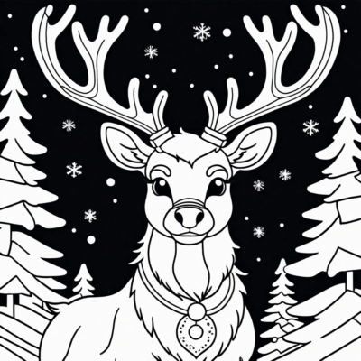 Rudolph the Red-Nosed Reindeer Coloring Book