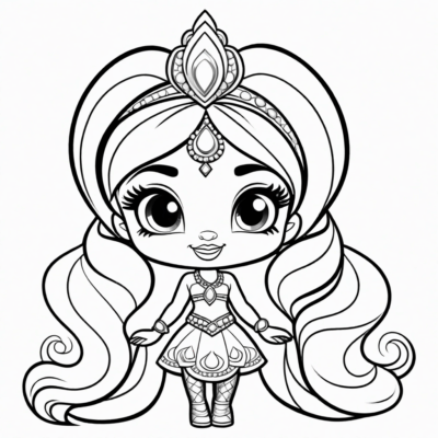 ** Shimmer and Shine Coloring Book

**