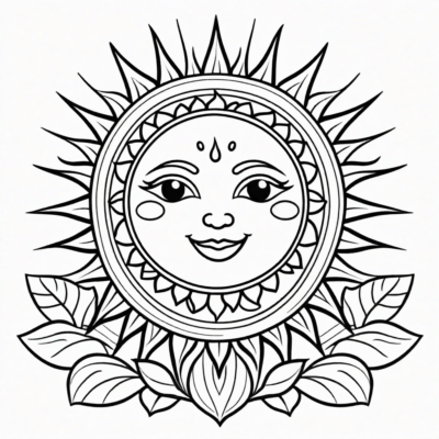 sunshine coloring book
