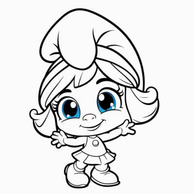Smurfette Coloring Book