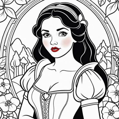 Snow White Coloring Book