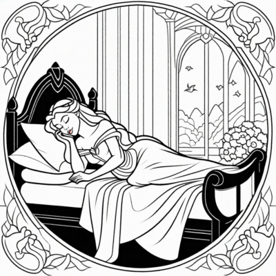 Sleeping Beauty Coloring Book
