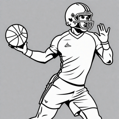 Sports Coloring Book