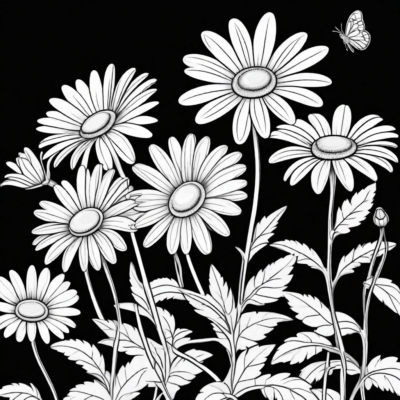 Daisy Coloring Page