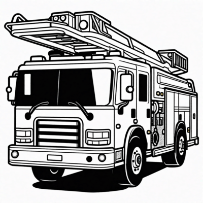 Fire Department Coloring Pages to Print