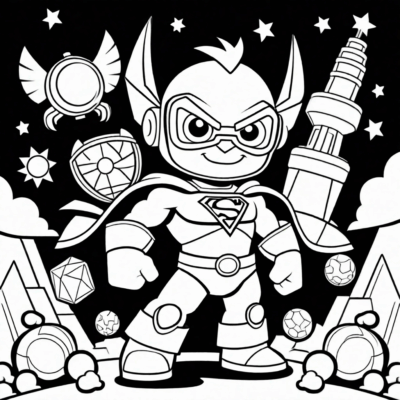 Super Zings Coloring Pages to Print