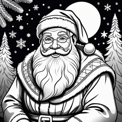 Santa Claus Coloring Book