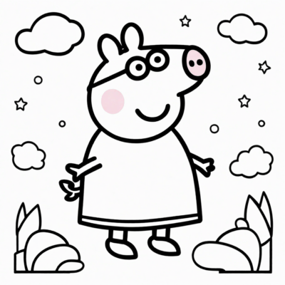 Peppa Pig Coloring Pages