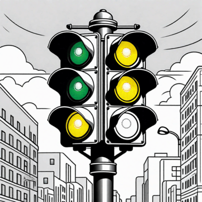 Traffic Light Coloring Book