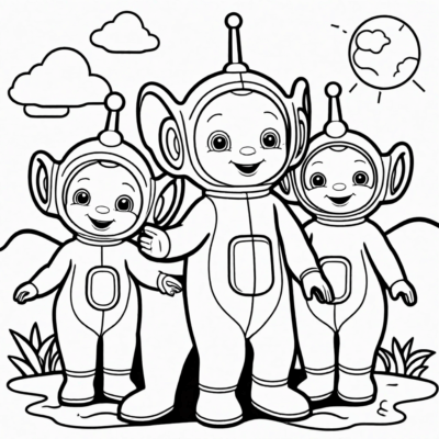 Teletubbies Coloring Pages