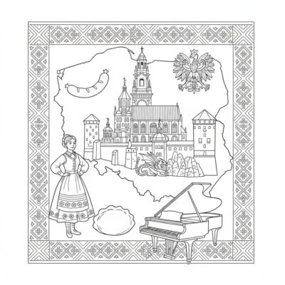 Polish Coloring Book