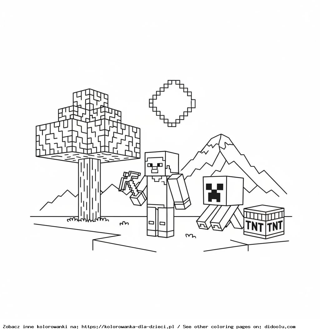 Minecraft Coloring Book