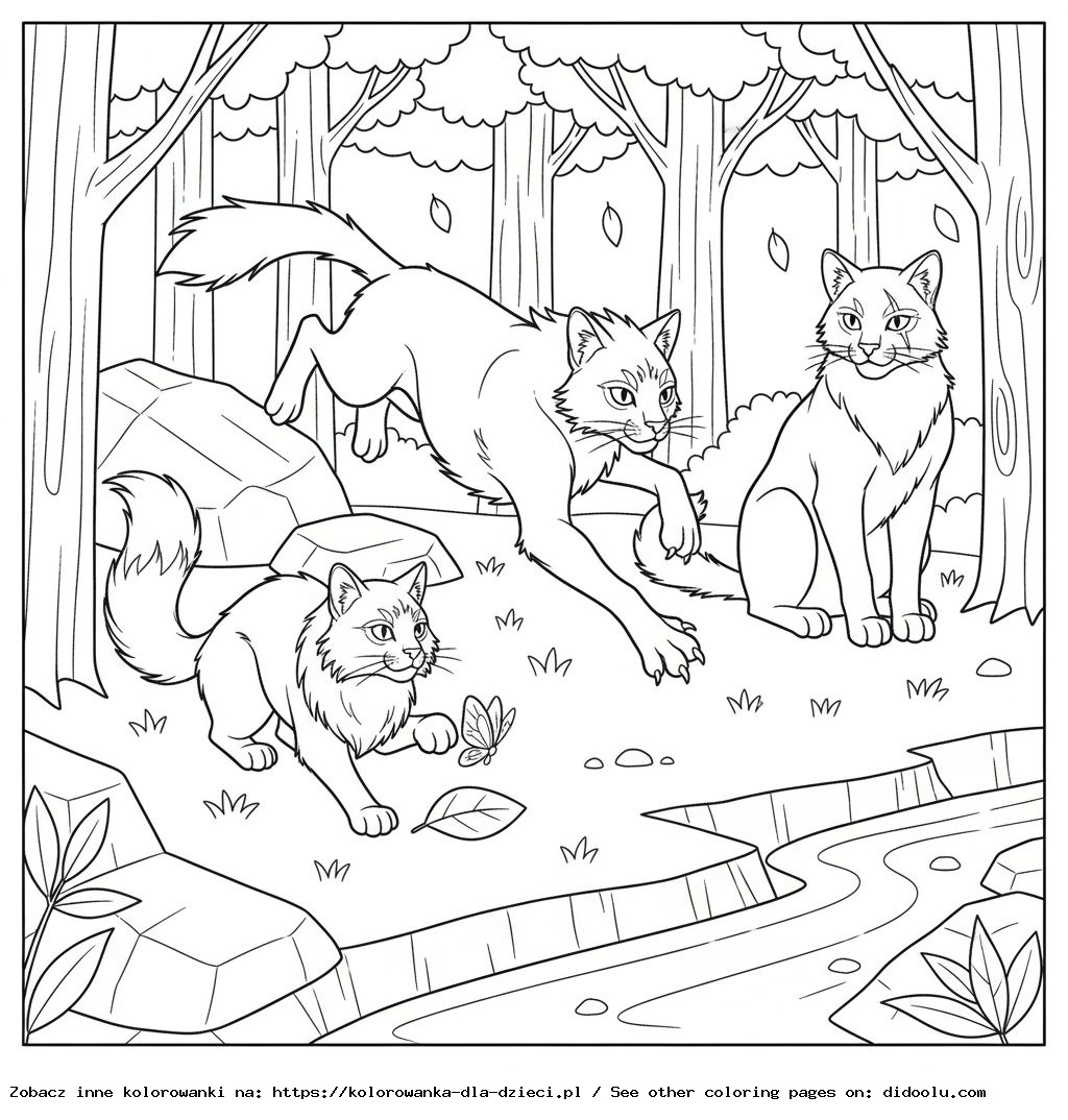Warriors Cats Coloring Book