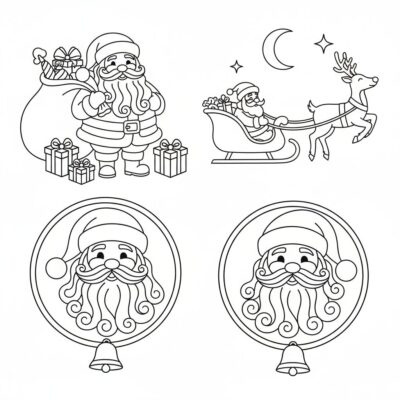 Santa Claus Coloring Pages
