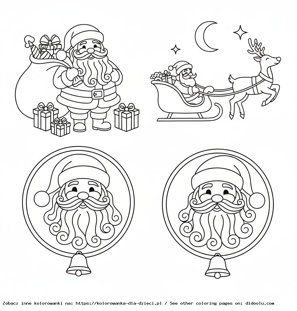 Santa Claus Coloring Pages