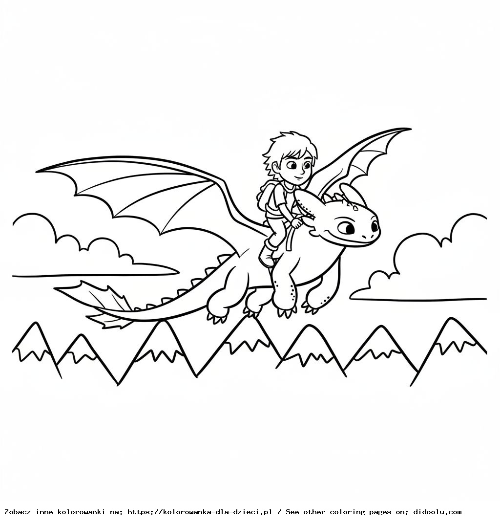 How to Train Your Dragon Coloring Book