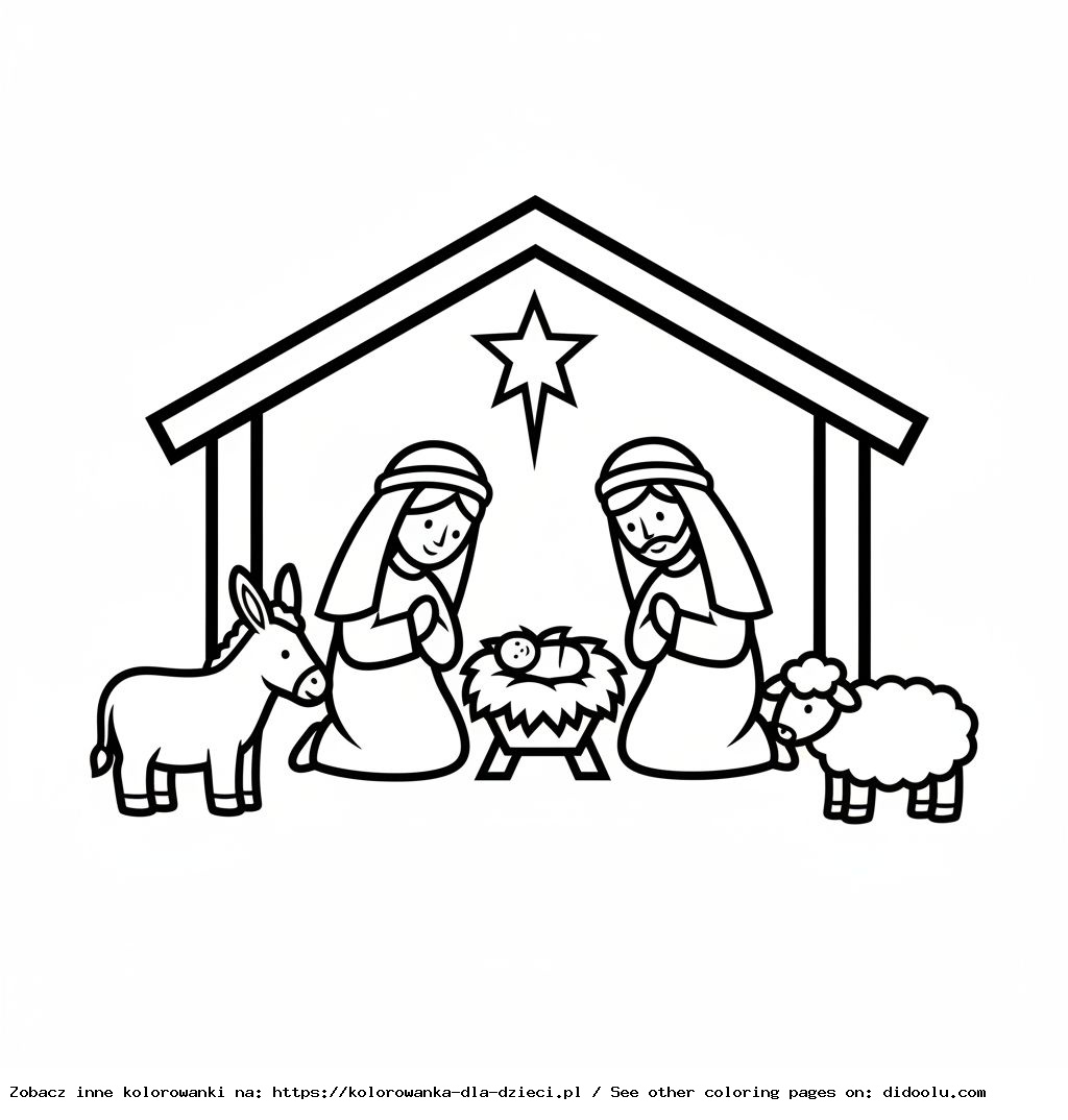 Nativity Coloring Book