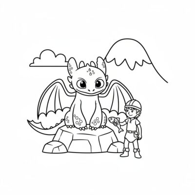 Dragons & Friends: A Fun Coloring Adventure