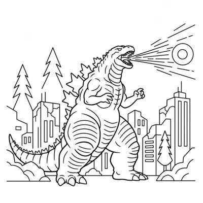 Godzilla Coloring Book