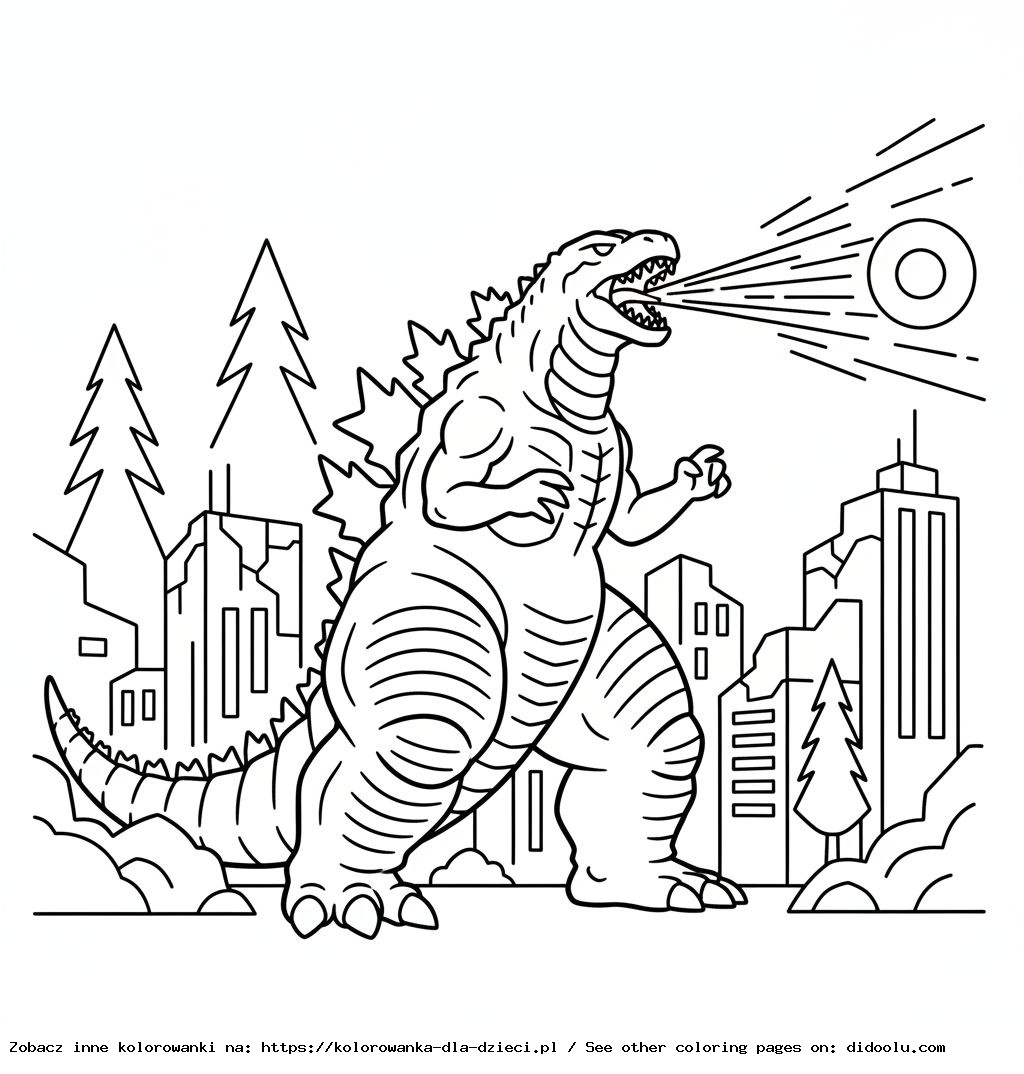 Godzilla Coloring Book