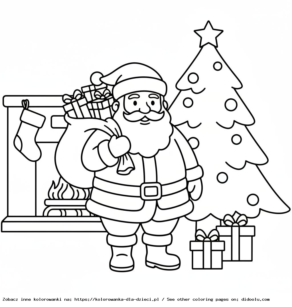 Santa Claus Coloring Book