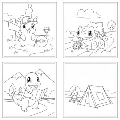 Pokemon Go Coloring Books