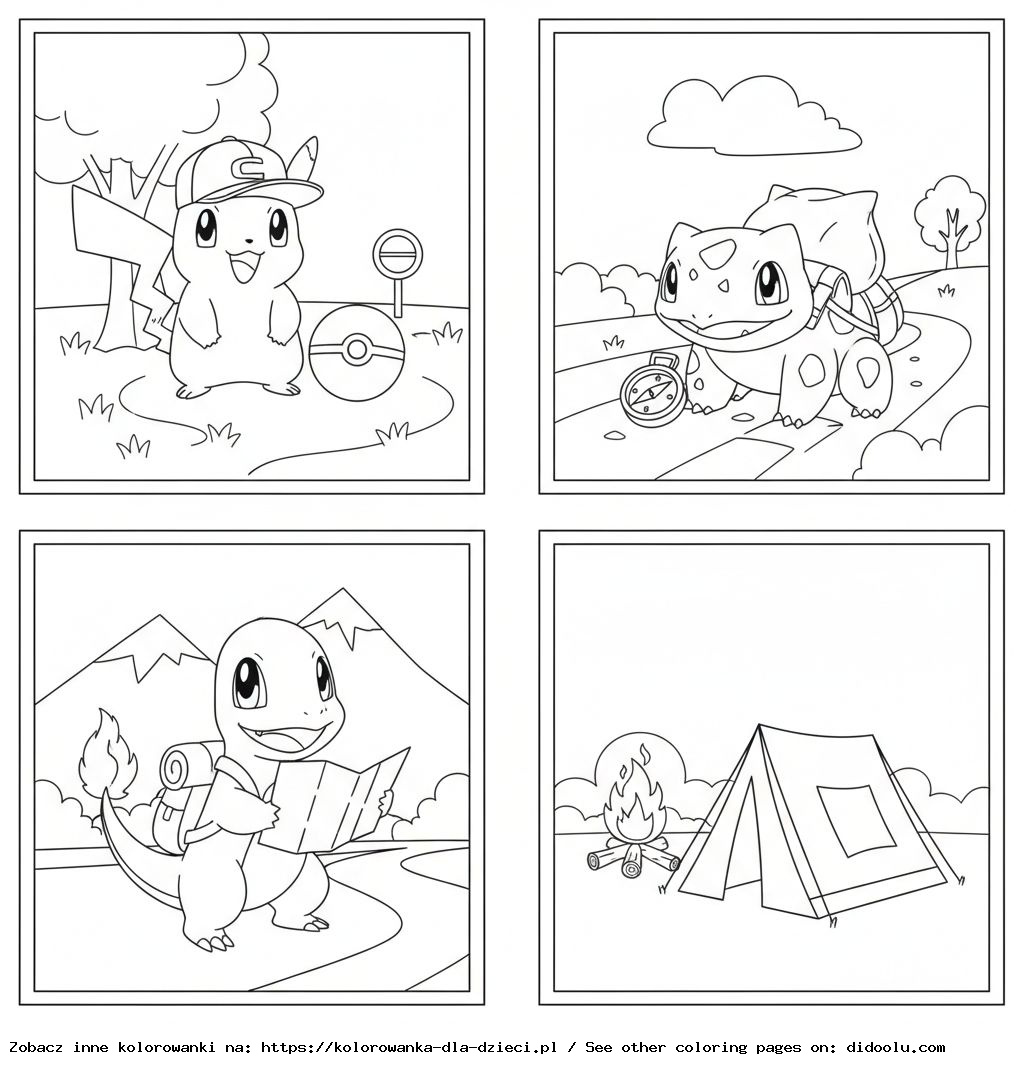 Pokemon Go Coloring Books
