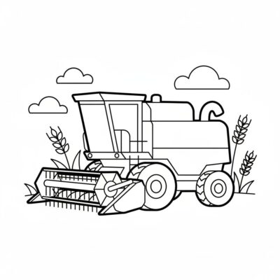 Combine Coloring Page for Print