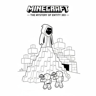 Minecraft Entity 303 Coloring Pages