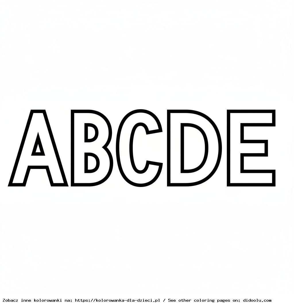 Alphabet Coloring Book