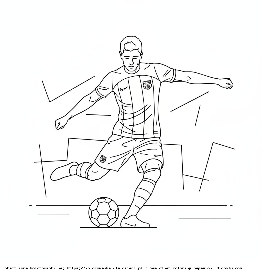 Robert Lewandowski Coloring Book