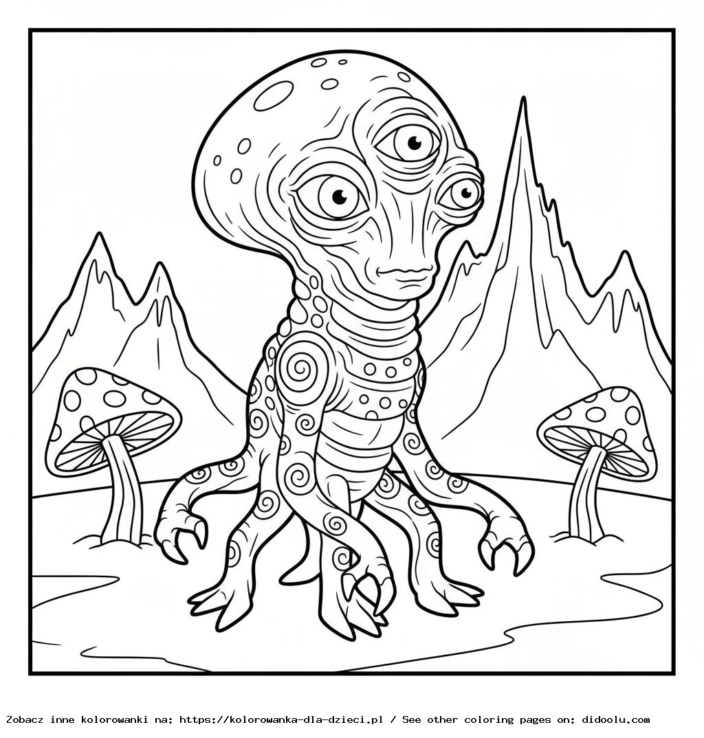 Little Aliens Coloring Book