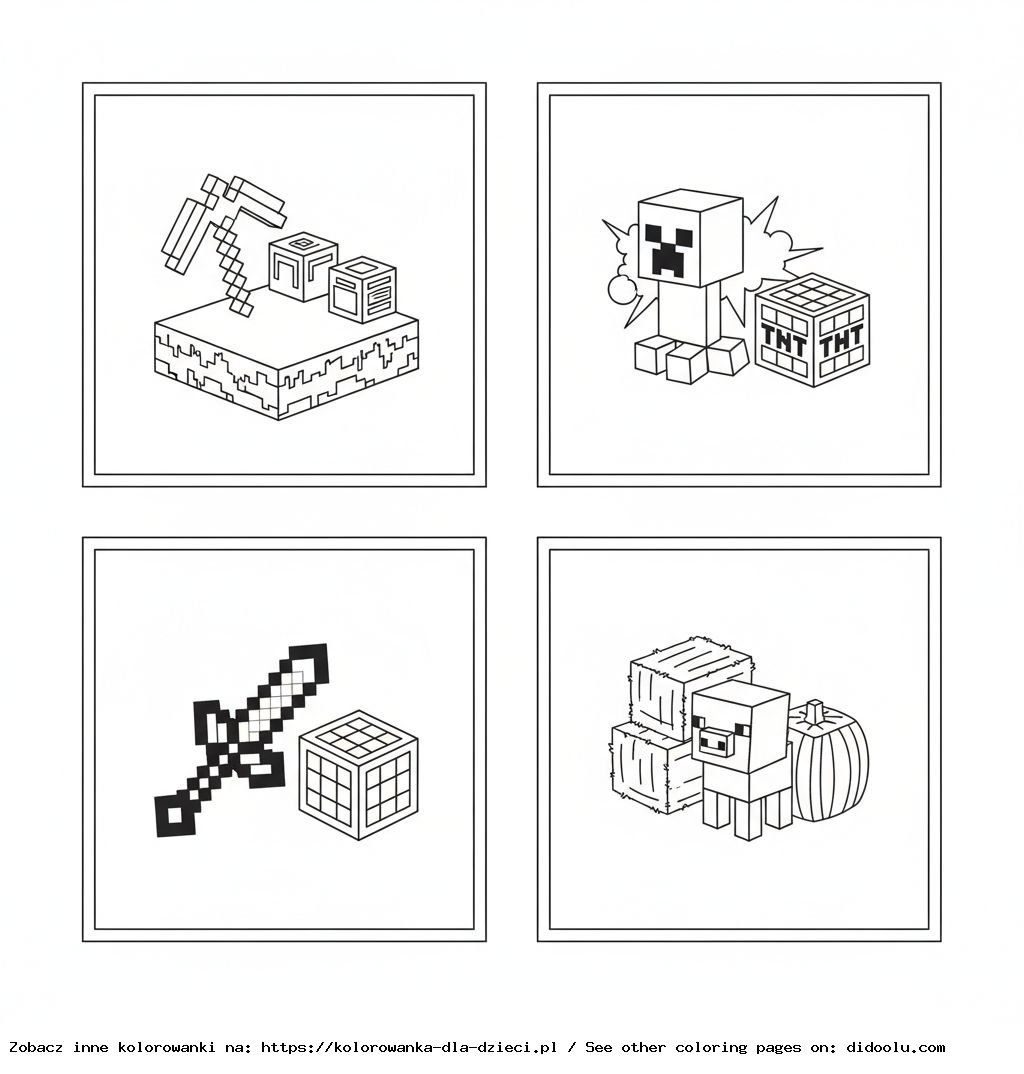 Minecraft Coloring Pages